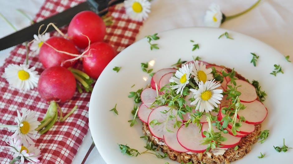 salad dish on the table